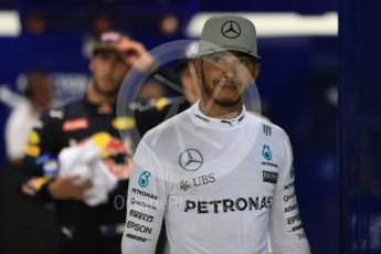World © Octane Photographic Ltd. Mercedes AMG Petronas W07 Hybrid – Lewis Hamilton. Saturday 17th September 2016, F1 Singapore GP Qualifying, Marina Bay Circuit, Singapore. Digital Ref :1721LB1D0954