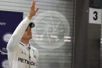 World © Octane Photographic Ltd. Mercedes AMG Petronas W07 Hybrid – Nico Rosberg. Saturday 17th September 2016, F1 Singapore GP Qualifying, Marina Bay Circuit, Singapore. Digital Ref :1721LB1D1021