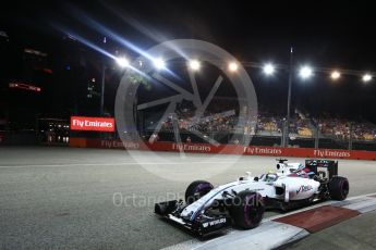 World © Octane Photographic Ltd. Williams Martini Racing, Williams Mercedes FW38 – Felipe Massa. Saturday 17th September 2016, F1 Singapore GP Qualifying, Marina Bay Circuit, Singapore. Digital Ref :1721LB2D0638