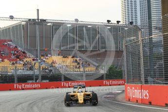 World © Octane Photographic Ltd. Renault Sport F1 Team RS16 - Kevin Magnussen. Friday 16th September 2016, F1 Singapore GP Practice 1, Marina Bay Circuit, Singapore. Digital Ref :