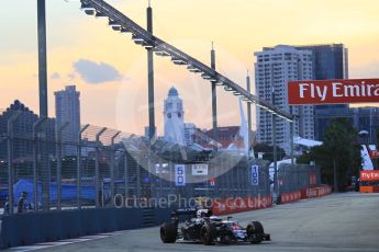 World © Octane Photographic Ltd. McLaren Honda MP4-31 – Fernando Alonso. Friday 16th September 2016, F1 Singapore GP Practice 1, Marina Bay Circuit, Singapore. Digital Ref :