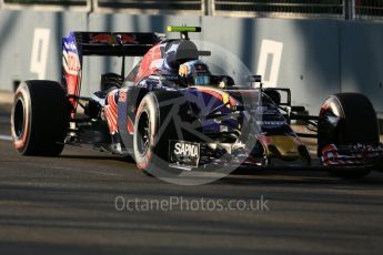 World © Octane Photographic Ltd. Scuderia Toro Rosso STR11 – Carlos Sainz. Friday 16th September 2016, F1 Singapore GP Practice 1, Marina Bay Circuit, Singapore. Digital Ref :