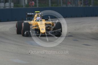 World © Octane Photographic Ltd. Renault Sport F1 Team RS16 – Jolyon Palmer. Friday 16th September 2016, F1 Singapore GP Practice 1, Marina Bay Circuit, Singapore. Digital Ref :