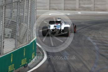 World © Octane Photographic Ltd. Williams Martini Racing, Williams Mercedes FW38 – Felipe Massa. Friday 16th September 2016, F1 Singapore GP Practice 1, Marina Bay Circuit, Singapore. Digital Ref :