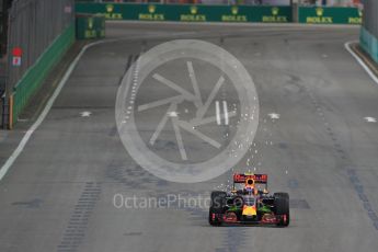 World © Octane Photographic Ltd. Red Bull Racing RB12 – Max Verstappen. Friday 16th September 2016, F1 Singapore GP Practice 1, Marina Bay Circuit, Singapore. Digital Ref :