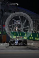 World © Octane Photographic Ltd. Sahara Force India VJM09 - Sergio Perez. Friday 16th September 2016, F1 Singapore GP Practice 1, Marina Bay Circuit, Singapore. Digital Ref : 1716LB1D9816