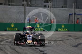 World © Octane Photographic Ltd. Scuderia Toro Rosso STR11 – Carlos Sainz. Friday 16th September 2016, F1 Singapore GP Practice 1, Marina Bay Circuit, Singapore. Digital Ref :