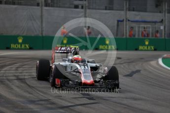 World © Octane Photographic Ltd. Haas F1 Team VF-16 - Esteban Gutierrez. Friday 16th September 2016, F1 Singapore GP Practice 1, Marina Bay Circuit, Singapore. Digital Ref :