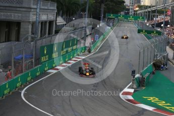 World © Octane Photographic Ltd. Red Bull Racing RB12 – Max Verstappen. Friday 16th September 2016, F1 Singapore GP Practice 1, Marina Bay Circuit, Singapore. Digital Ref :