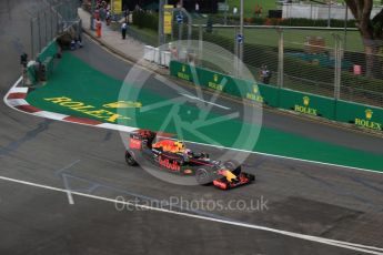 World © Octane Photographic Ltd. Red Bull Racing RB12 – Max Verstappen. Friday 16th September 2016, F1 Singapore GP Practice 1, Marina Bay Circuit, Singapore. Digital Ref :