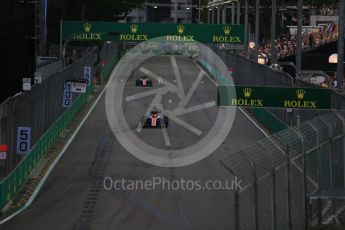 World © Octane Photographic Ltd. Manor Racing MRT05 – Esteban Ocon and Pascal Wehrlein. Friday 16th September 2016, F1 Singapore GP Practice 1, Marina Bay Circuit, Singapore. Digital Ref :