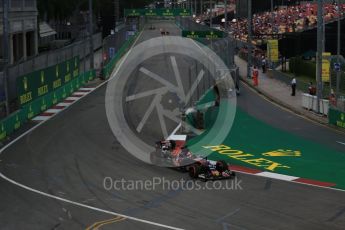 World © Octane Photographic Ltd. Scuderia Toro Rosso STR11 – Daniil Kvyat. Friday 16th September 2016, F1 Singapore GP Practice 1, Marina Bay Circuit, Singapore. Digital Ref :