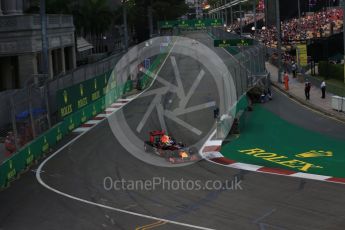 World © Octane Photographic Ltd. Red Bull Racing RB12 – Daniel Ricciardo. Friday 16th September 2016, F1 Singapore GP Practice 1, Marina Bay Circuit, Singapore. Digital Ref :