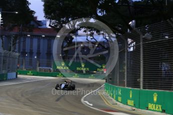 World © Octane Photographic Ltd. Sahara Force India VJM09 - Sergio Perez. Friday 16th September 2016, F1 Singapore GP Practice 1, Marina Bay Circuit, Singapore. Digital Ref :