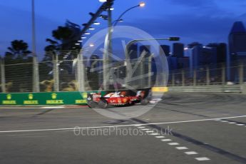 World © Octane Photographic Ltd. Scuderia Ferrari SF16-H – Sebastian Vettel. Friday 16th September 2016, F1 Singapore GP Practice 1, Marina Bay Circuit, Singapore. Digital Ref :