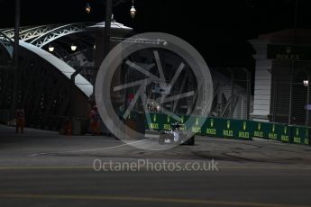 World © Octane Photographic Ltd. Mercedes AMG Petronas W07 Hybrid – Nico Rosberg. Friday 16th September 2016, F1 Singapore GP Practice 1, Marina Bay Circuit, Singapore. Digital Ref :