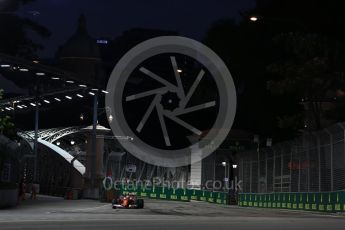 World © Octane Photographic Ltd. Scuderia Ferrari SF16-H – Sebastian Vettel. Friday 16th September 2016, F1 Singapore GP Practice 1, Marina Bay Circuit, Singapore. Digital Ref :