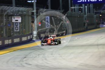 World © Octane Photographic Ltd. Scuderia Ferrari SF16-H – Sebastian Vettel. Friday 16th September 2016, F1 Singapore GP Practice 2, Marina Bay Circuit, Singapore. Digital Ref : 1717CB5D4723
