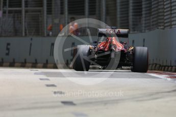 World © Octane Photographic Ltd. Scuderia Toro Rosso STR11 – Carlos Sainz. Friday 16th September 2016, F1 Singapore GP Practice 2, Marina Bay Circuit, Singapore. Digital Ref : 1717CB5D5127