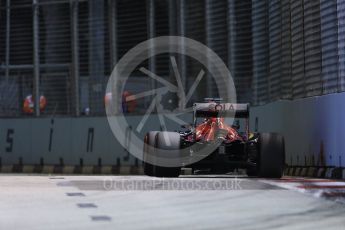 World © Octane Photographic Ltd. Scuderia Toro Rosso STR11 – Daniil Kvyat. Friday 16th September 2016, F1 Singapore GP Practice 2, Marina Bay Circuit, Singapore. Digital Ref : 1717CB5D5168