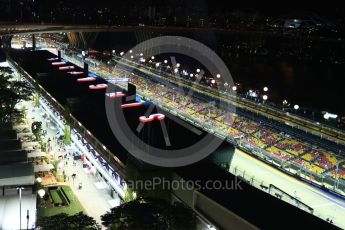 World © Octane Photographic Ltd. Singapore pit buildings. Friday 16th September 2016, F1 Singapore GP Practice 2, Marina Bay Circuit, Singapore. Digital Ref : 1717LB1D9948