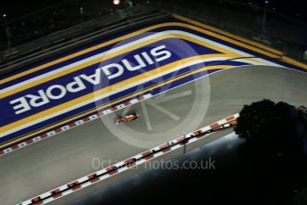 World © Octane Photographic Ltd. Scuderia Ferrari SF16-H – Sebastian Vettel. Friday 16th September 2016, F1 Singapore GP Practice 2, Marina Bay Circuit, Singapore. Digital Ref : 1717LB2D9451