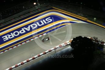 World © Octane Photographic Ltd. Haas F1 Team VF-16 - Esteban Gutierrez. Friday 16th September 2016, F1 Singapore GP Practice 2, Marina Bay Circuit, Singapore. Digital Ref : 1717LB2D9464