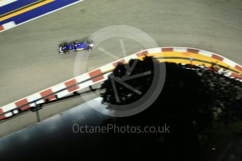 World © Octane Photographic Ltd. Sauber F1 Team C35 – Felipe Nasr. Friday 16th September 2016, F1 Singapore GP Practice 2, Marina Bay Circuit, Singapore. Digital Ref : 1717LB2D9504