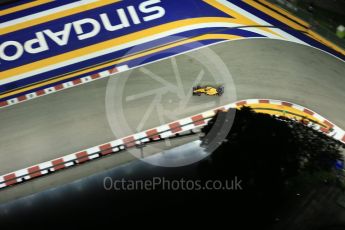 World © Octane Photographic Ltd. Renault Sport F1 Team RS16 – Jolyon Palmer. Friday 16th September 2016, F1 Singapore GP Practice 2, Marina Bay Circuit, Singapore. Digital Ref : 1717LB2D9509