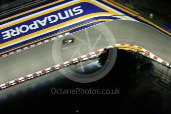 World © Octane Photographic Ltd. Haas F1 Team VF-16 - Esteban Gutierrez. Friday 16th September 2016, F1 Singapore GP Practice 2, Marina Bay Circuit, Singapore. Digital Ref : 1717LB2D9516