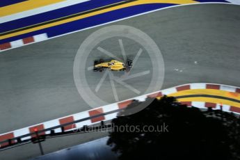 World © Octane Photographic Ltd. Renault Sport F1 Team RS16 – Jolyon Palmer. Friday 16th September 2016, F1 Singapore GP Practice 2, Marina Bay Circuit, Singapore. Digital Ref : 1717LB2D9540