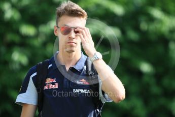 World © Octane Photographic Ltd. Scuderia Toro Rosso STR11 – Daniil Kvyat. Friday 16th September 2016, F1 Singapore GP Paddock, Marina Bay Circuit, Singapore. Digital Ref : 1715CB1D5551