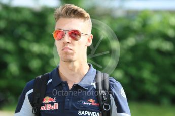 World © Octane Photographic Ltd. Scuderia Toro Rosso STR11 – Daniil Kvyat. Friday 16th September 2016, F1 Singapore GP Paddock, Marina Bay Circuit, Singapore. Digital Ref : 1715CB1D5556