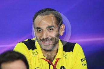 World © Octane Photographic Ltd. F1 Singapore GP FIA Personnel Press Conference, Marina Bay Circuit, Singapore. Friday 16th September 2016. Cyril Abiteboul – Managing Director Renault Sport F1 Team. Digital Ref : 1718LB1D0214