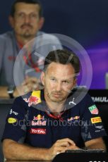 World © Octane Photographic Ltd. F1 Singapore GP FIA Personnel Press Conference, Marina Bay Circuit, Singapore. Friday 16th September 2016. Christian Horner – Team Principal Red Bull Racing. Digital Ref : 1718LB1D0259