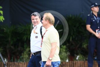 World © Octane Photographic Ltd. Johnthan Palmer. Saturday 17th September 2016, F1 Singapore GP Paddock, Marina Bay Circuit, Singapore. Digital Ref : 1719CB5D5549