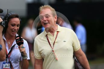 World © Octane Photographic Ltd. Johnthan Palmer. Saturday 17th September 2016, F1 Singapore GP Paddock, Marina Bay Circuit, Singapore. Digital Ref : 1719CB5D5556