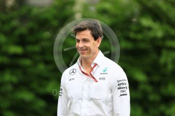 World © Octane Photographic Ltd. Mercedes AMG Petronas - Toto Wolff. Saturday 17th September 2016, F1 Singapore GP Paddock, Marina Bay Circuit, Singapore. Digital Ref : 1719CB5D5620