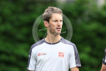World © Octane Photographic Ltd. Haas F1 Team VF-16 – Romain Grosjean. Saturday 17th September 2016, F1 Singapore GP Paddock, Marina Bay Circuit, Singapore. Digital Ref : 1719CB5D5644
