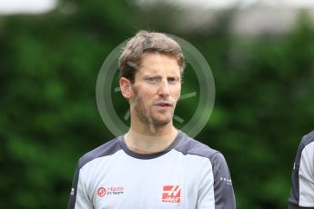 World © Octane Photographic Ltd. Haas F1 Team VF-16 – Romain Grosjean. Saturday 17th September 2016, F1 Singapore GP Paddock, Marina Bay Circuit, Singapore. Digital Ref : 1719CB5D5648