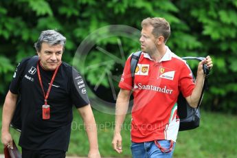 World © Octane Photographic Ltd. Scuderia Ferrari SF16-H – Sebastian Vettel. Saturday 17th September 2016, F1 Singapore GP Paddock, Marina Bay Circuit, Singapore. Digital Ref : 1719CB5D5694