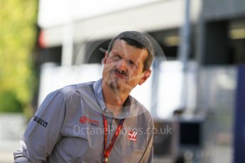 World © Octane Photographic Ltd. Haas F1 Team, Team Principal - Guenther Steiner. Sunday 18th September 2016, F1 Singapore GP Paddock, Marina Bay Circuit, Singapore. Digital Ref : 1722CB1D7233