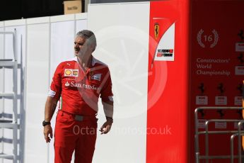 World © Octane Photographic Ltd. Scuderia Ferrari Team Principal - Maurizio Arrivabene. Sunday 18th September 2016, F1 Singapore GP Paddock, Marina Bay Circuit, Singapore. Digital Ref : 1722CB1D7292