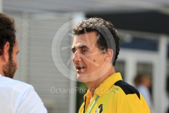 World © Octane Photographic Ltd. Renault Sport F1 Team - Federico Gastaldi. Sunday 18th September 2016, F1 Singapore GP Paddock, Marina Bay Circuit, Singapore. Digital Ref : 1722CB1D7321