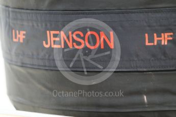 World © Octane Photographic Ltd. McLaren Honda MP4-31 – Jenson Button tyre warmer. Thursday 15th September 2016, F1 Singapore GP Paddock, Marina Bay Circuit, Singapore. Digital Ref :1713CB1D5309