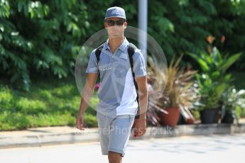 World © Octane Photographic Ltd. Manor Racing MRT05 - Pascal Wehrlein. Thursday 15th September 2016, F1 Singapore GP Paddock, Marina Bay Circuit, Singapore. Digital Ref : 1713CB1D5344