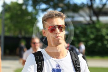 World © Octane Photographic Ltd. Scuderia Toro Rosso STR11 – Daniil Kvyat. Thursday 15th September 2016, F1 Singapore GP Paddock, Marina Bay Circuit, Singapore. Digital Ref : 1713CB1D5411