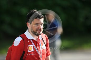 World © Octane Photographic Ltd. Scuderia Ferrari - A.Hocking. Thursday 15th September 2016, F1 Singapore GP Paddock, Marina Bay Circuit, Singapore. Digital Ref :1713CB5D3706