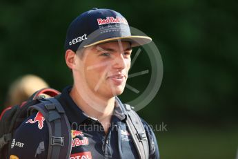 World © Octane Photographic Ltd. Red Bull Racing RB12 – Max Verstappen. Thursday 15th September 2016, F1 Singapore GP Paddock, Marina Bay Circuit, Singapore. Digital Ref :1713CB5D3777