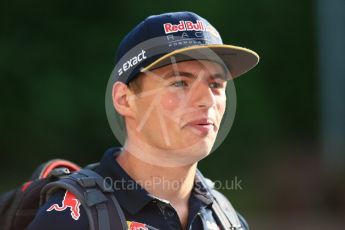 World © Octane Photographic Ltd. Red Bull Racing RB12 – Max Verstappen. Thursday 15th September 2016, F1 Singapore GP Paddock, Marina Bay Circuit, Singapore. Digital Ref :1713CB5D3782